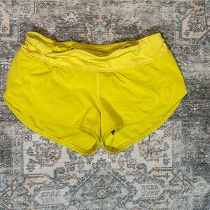 Bright Yellow Athletic Shorts